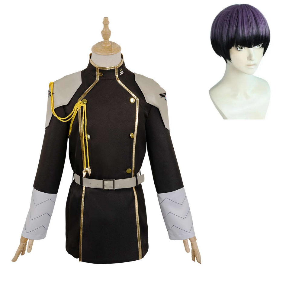Kaiju No.8 Soshiro Hoshina Uniforme Veste Cosplay Costume Perruque