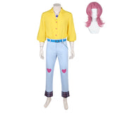 Romance Tenue de Chemise Jaune Cosplay Costume