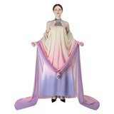 La Guerre des Étoiles Padmé Naberrie Amidala Robe Lake Cosplay Costume Ver.2