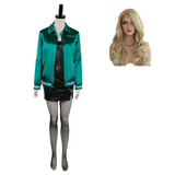 MaXXXine(2024) Maxine Tenue Verte Cosplay Costume Perruque