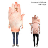 Déguisement Adulte Paume et Pieds Costume Amusant Pour Halloween