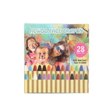 Cosplay Accessoire Enfant Crayons de Maquillage pour Le Visage 12, 16, 28 ou 36 Couleurs