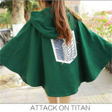 Anime Attack on Titan Shingeki no Kyojin Cape Cosplay Costume