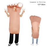 Déguisement Adulte Paume et Pieds Costume Amusant Pour Halloween