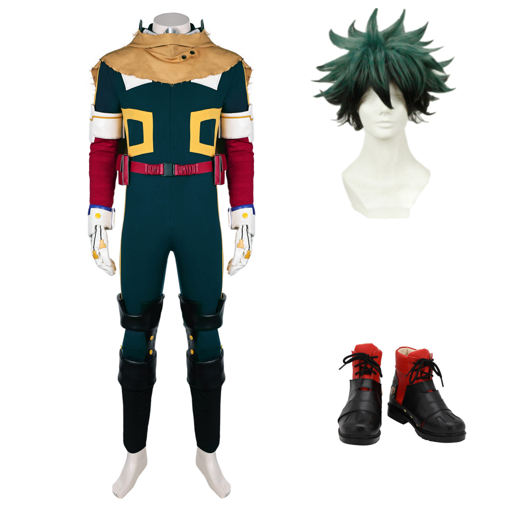 Saison 7(2024) Midoriya Izuku Cosplay Costume Perruque Chaussures