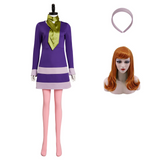 Scooby Doo Where Are You Daphne Blake Cosplay Costume Perruque Serre-tete