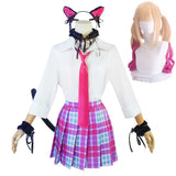 Sexy Cosplay Doll Kitagawa Marin Chat JK Robe Cosplay Costume Perruque