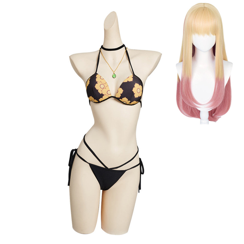 Sexy Cosplay Doll Marin Kitagawa Maillot De Bain Cosplay Costume Perruque
