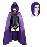 Teen Titans Raven Tenue Cosplay Costume Perruque