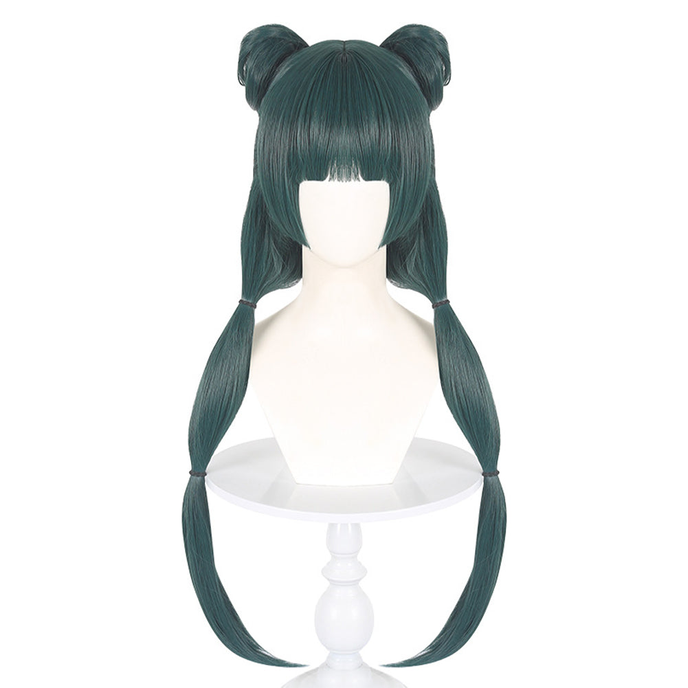 The Apothecary Diaries Saision 2(2025) Maomao Tenue Verte et Bleue Cosplay Perruque