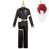 The Hundred Line: Last Defense Academy(2025) Sumino Takumi Tenue Noire Cosplay Costume Perruque