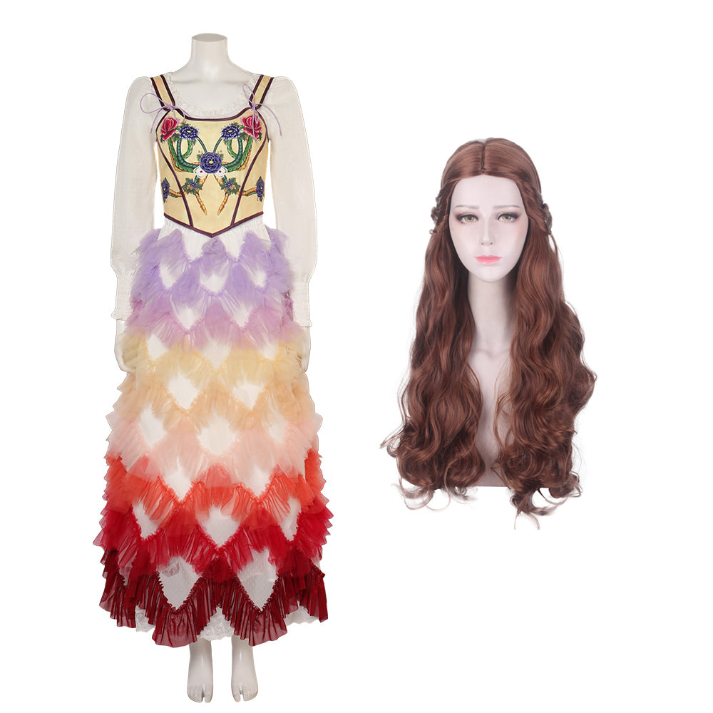 The Hunger Games: The Ballad of Songbirds&Snakes Lucy Gray Baird Cosplay Costume Perruque