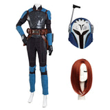 The Mando Bo-Katan Kryze Cosplay Costume Perruque Masque