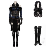 The Witcher 3 Wild Hunt Yennefer Uniform Cosplay Costume Perruque Chaussures