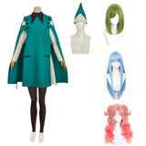 Tongari Boushi no Atelier(2026) Coco/Richeh/Tetia Tenue Verte Cosplay Costume Ver.2 Perruques