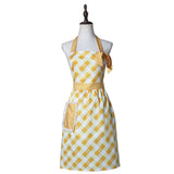 Waitress Jenne Tablier Rose/Jaune/Rouge Cosplay Costume