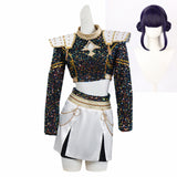 Enfant Rumi Mira Zoey Golden Tenue Noire Cosplay Costume