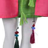 ABBA Femme  Agnetha Faltskong 1970s Tenue Rose-vert Costume Vintage