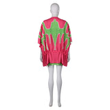 ABBA Femme  Agnetha Faltskong 1970s Tenue Rose-vert Costume Vintage