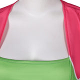 ABBA Femme  Agnetha Faltskong 1970s Tenue Rose-vert Costume Vintage