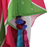 ABBA Femme  Agnetha Faltskong 1970s Tenue Rose-vert Costume Vintage