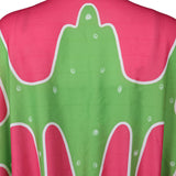 ABBA Femme  Agnetha Faltskong 1970s Tenue Rose-vert Costume Vintage