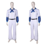 ABBA Homme Benny Anderson 1970S Combinaison Blanche Costume Vintage