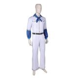 ABBA Homme Benny Anderson 1970S Combinaison Blanche Costume Vintage