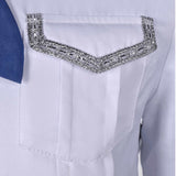 ABBA Homme Benny Anderson 1970S Combinaison Blanche Costume Vintage