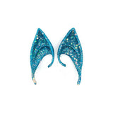 Accessoires Avatar Boucles d'Oreilles Elfe Bleu Cosplay