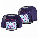 Adulte & Enfant KPop Demon Hunters(2025) Huntrix Zoey T-shirt Bleu Cosplay Costume