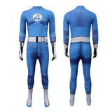 Adulte & Enfant The Fantastic Four: First Steps(2025) Human Torch Combinaison Bleue Cosplay Costume