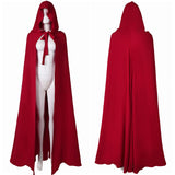 Adulte Blanche Neige Cape Rouge+Collier Cosplay Costume