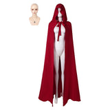 Adulte Blanche Neige Cape Rouge+Collier Cosplay Costume