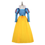 Adulte Blanche Neige Robe avec Cape Cosplay Costume