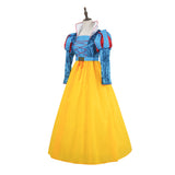 Adulte Blanche Neige Robe avec Cape Cosplay Costume