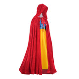 Adulte Blanche Neige Robe avec Cape Cosplay Costume