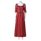 Adulte Blanche Neige(2025) Blanche Neige Robe Rouge Cosplay Costume