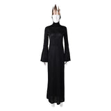 Adulte Blanche Neige(2025) La Reine Méchante Tenue Noire Cosplay Costume Ver.2