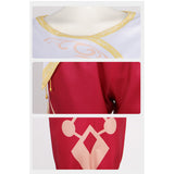 Adulte Spellbound Princess Ellian Tenue Blanche et Rouge Cosplay Costume
