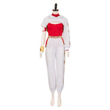 Adulte Zombies 4(2025) Nova Tenue à Pantalons Rouge et Blanc Cosplay Costume
