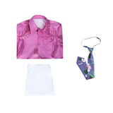 Adulte Zootopia 2(2025) Nick Wilde Chemise Rose Tenue Cosplay Costume