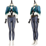 Agatha All Along Rio Vidal Tenue Imprimée Verte et Noire Cosplay Costume