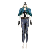Agatha All Along Rio Vidal Tenue Imprimée Verte et Noire Cosplay Costume