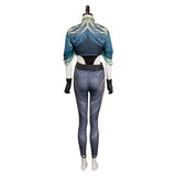 Agatha All Along Rio Vidal Tenue Imprimée Verte et Noire Cosplay Costume