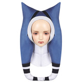 Ahsoka Blanc et Bleu Capuchon Cosplay Capuchon