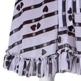 Alice au Pays des Merveilles Alice Robe Rayée Cosplay Costume