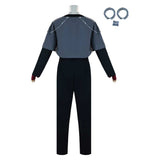 Alien Stage Luka Tenue Noire et Bleue Cosplay Costume