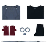 Alien Stage Luka Tenue Noire et Bleue Cosplay Costume