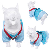 Animal Cosplay Costume Holly Wheeler Stranger Things Saison 5 TV Cosplay Tenue Bleue Chien